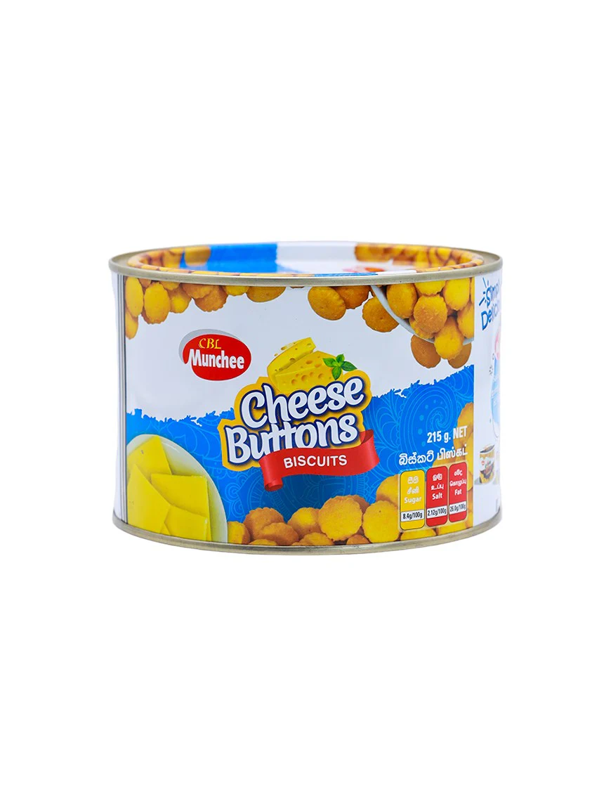 Munchee Cheese Button 215g